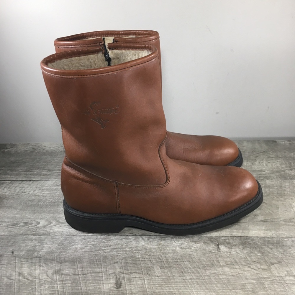Fin & Feather Wellington Insulated Western Cowboy Men’s Side Zip Boots Size 13